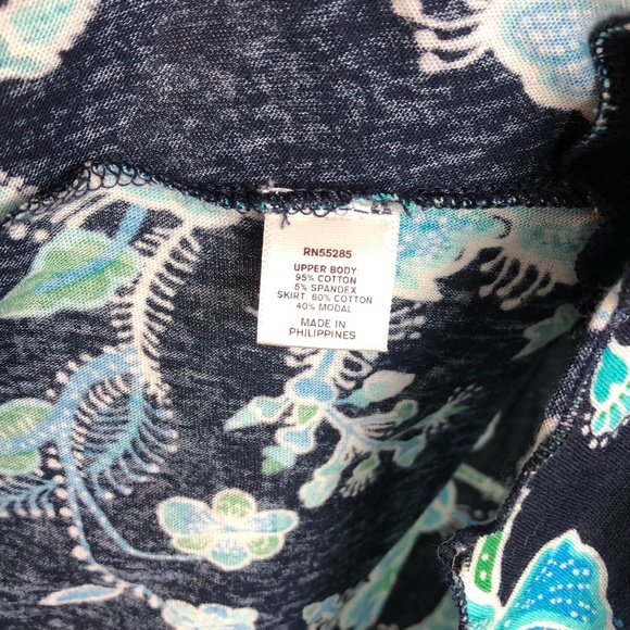 2/$20 Express | Strapless Floral Ruffle Dress - Picture 5 of 5